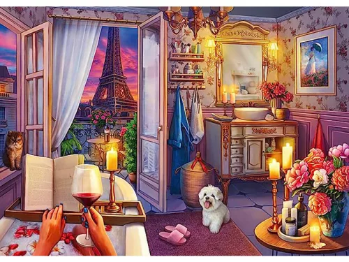 Ravensburger Puzzle 500 db - Kellemes fürdõ