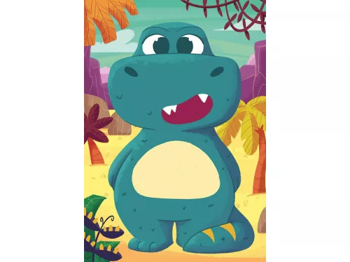 Ravensburger Puzzle 3x24 db - Kedves dínók