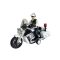 1/16 rendõrmotor, zenél, világít