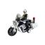 1/16 rendõrmotor, zenél, világít