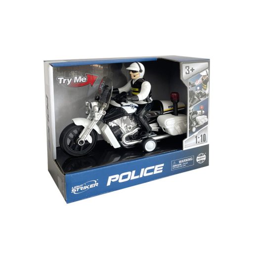 1/16 rendõrmotor, zenél, világít