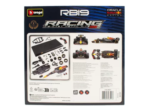 Bburago 1/24 F1 KIT versenyautó pilótával - Red Bull Racing RB19