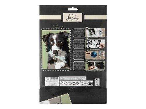 Fess számok szerint, 33,5x23,8 cm, kutya