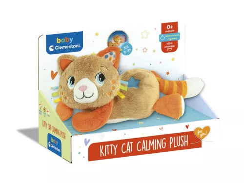 Baby Clementoni Elalvást segítõ doromboló plüss cica