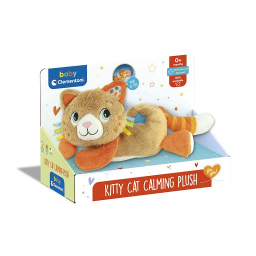 Baby Clementoni Elalvást segítõ doromboló plüss cica
