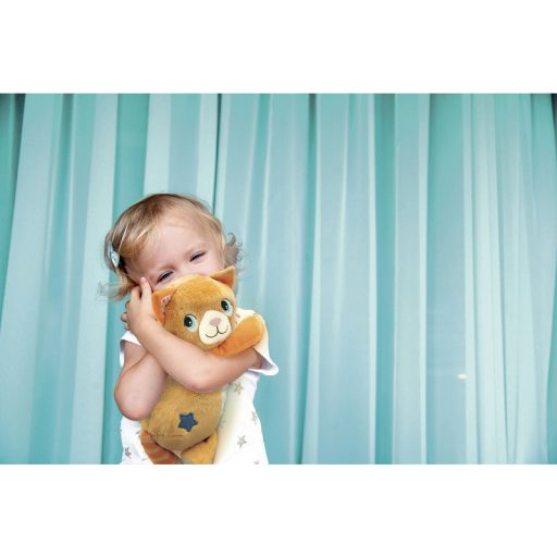 Baby Clementoni Elalvást segítõ doromboló plüss cica