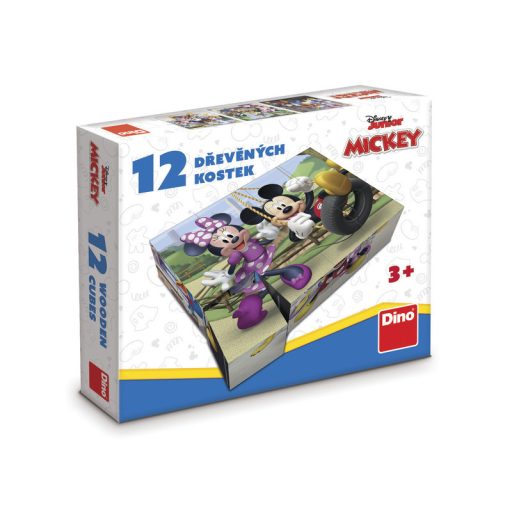 Fa mesekocka 12 db - Mickey és Minnie
