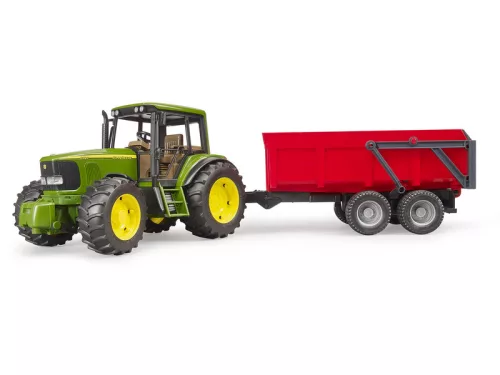John Deere 6920 traktor billenő pótkocsi