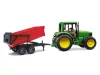 John Deere 6920 traktor billenő pótkocsi