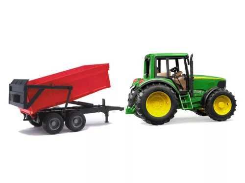John Deere 6920 traktor billenő pótkocsi