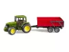 John Deere 6920 traktor billenő pótkocsi