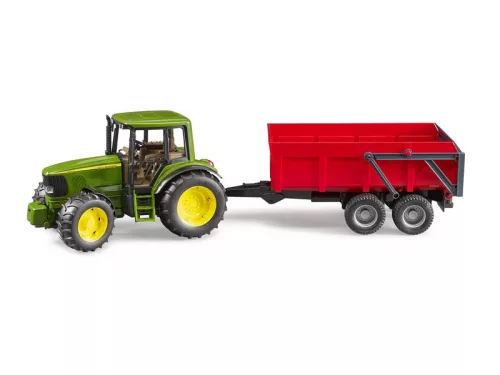 John Deere 6920 traktor billenő pótkocsi