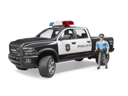RAM 2500 Rendőrautó rendőrrel és tartozékokkal