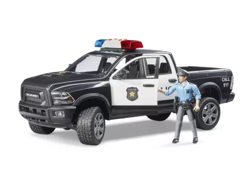 RAM 2500 Rendőrautó rendőrrel és tartozékokkal
