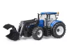 New Holland T7.315 traktor homlokrakodóval