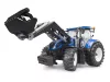New Holland T7.315 traktor homlokrakodóval