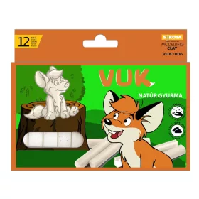 Natúr gyurma 12db-os VUK