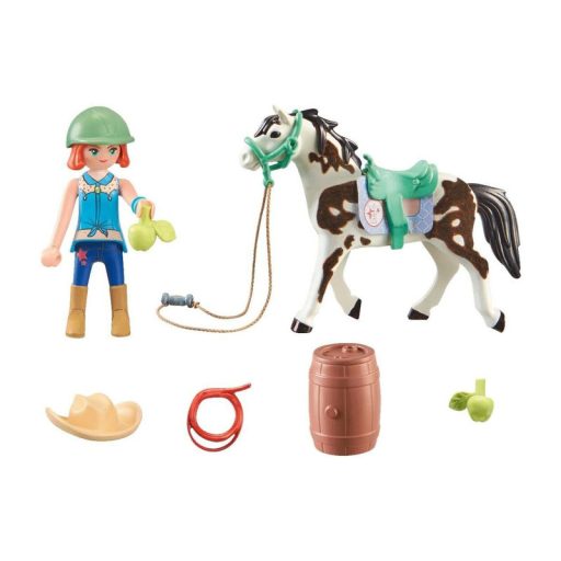 Playmobil Ellie & Sawdust western lovasgyakorlatok