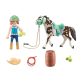 Playmobil Ellie & Sawdust western lovasgyakorlatok