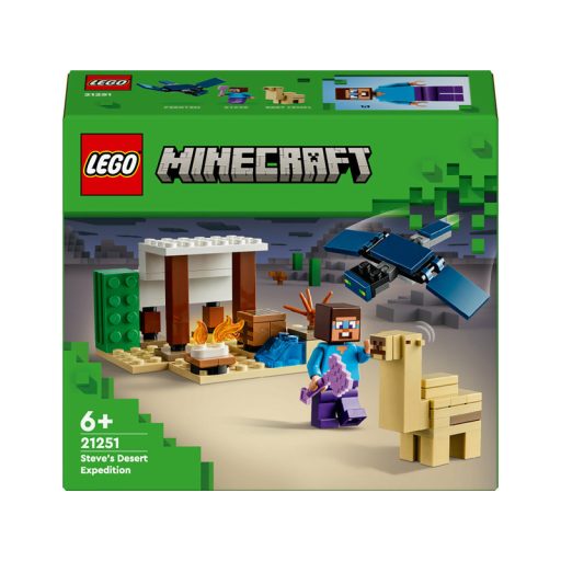 LEGO Minecraft 21251 Steve sivatagi expedíciója