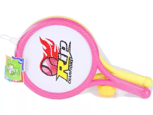 Teniszütő készlet labdákkal - 40 cm