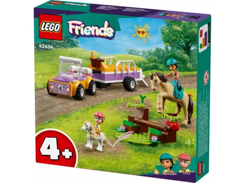 LEGO Friends 42634 Ló- és póniszállító utánfutó