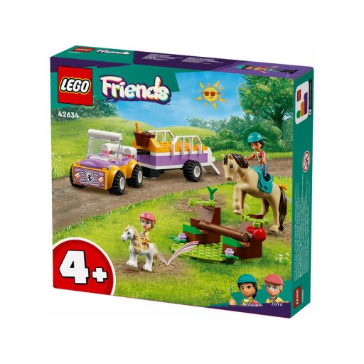 LEGO Friends 42634 Ló- és póniszállító utánfutó