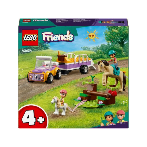LEGO Friends 42634 Ló- és póniszállító utánfutó