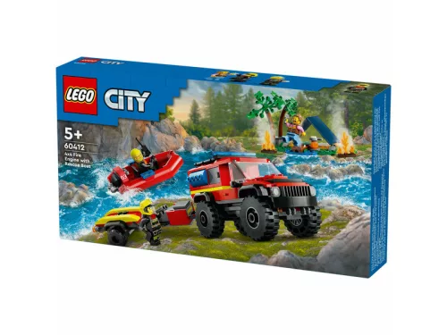 LEGO City Fire 60412 4X4 Tûzoltóautó mentõcsónakkal