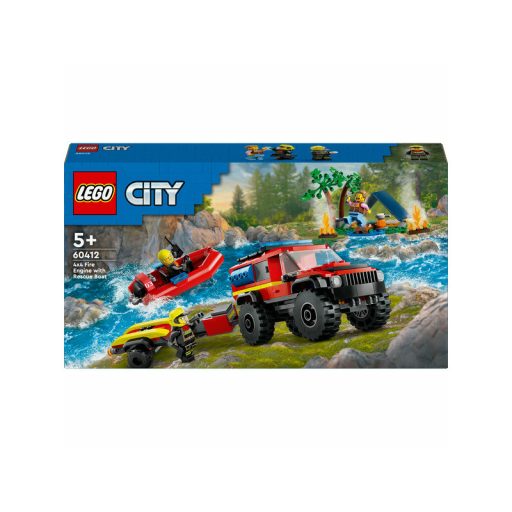 LEGO City Fire 60412 4X4 Tûzoltóautó mentõcsónakkal