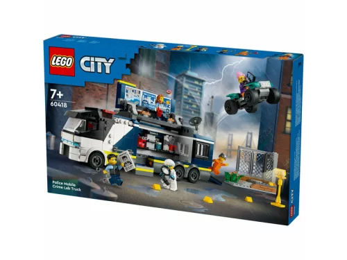 LEGO City Police 60418 Rendõrségi mozgó bûnügyi labor