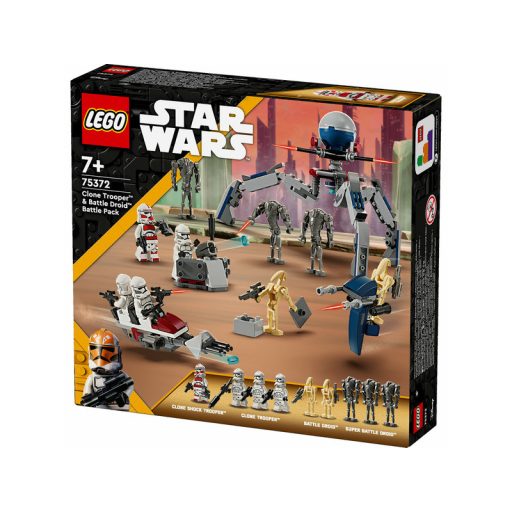 LEGO Star Wars Tm 75372 Klónkatona és harci Droid harci csomag