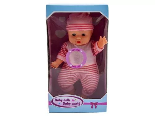 Sweet Smile játékbaba hanggal - 30 cm, többféle