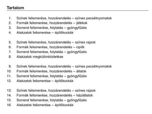 LOGICO Primo Tarka formák