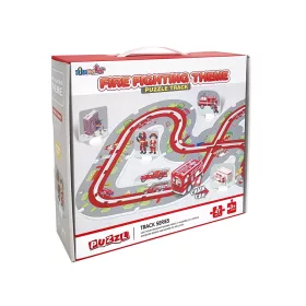 Tűzoltó autópálya puzzle pályával