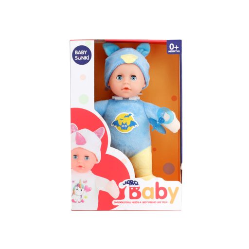 Zenélõ altató baba cumival, 25 cm