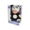 Zenélõ, világító altató panda baba, 25 cm