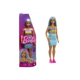 Barbie 65. Évfordulós baba szivárványos topban