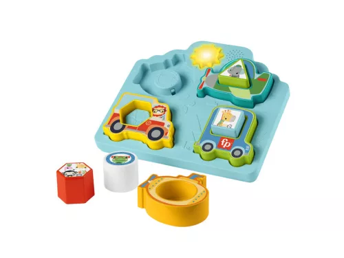 Fisher-Price forma és járgány kirakó