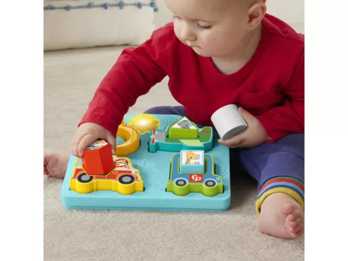 Fisher-Price forma és járgány kirakó