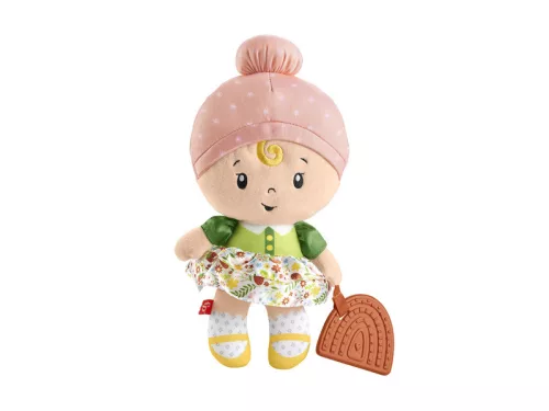 Fisher-Price ölelnivaló baba szivárvány rágókával