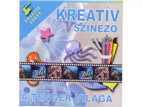 Tenger világa kreatív színező füzet