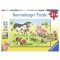 Ravensburger Boldog állatcsaládok 2 x 12 darabos puzzle