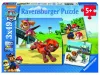Ravensburger: Mancs õrjárat 3 x 49 darabos puzzle