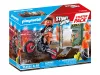 Playmobil: Starter Pack - Kaszkadõr motorral és tüzes karikával