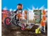 Playmobil: Starter Pack - Kaszkadõr motorral és tüzes karikával