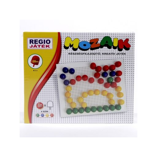 Mozaik képkirakó 80 darabos készlet