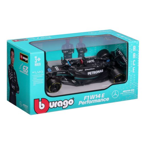 Bburago 1 /43 F1 versenyautó - MB AMG W14 E Performance #63 (George Russell)