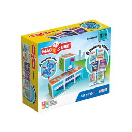 Geomag Magicube Printed Közlekedés 7 db