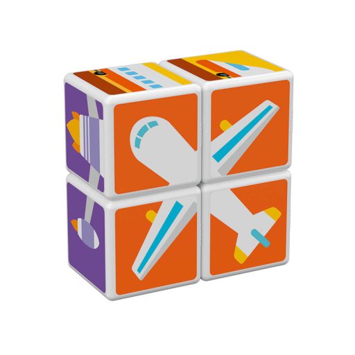 Geomag Magicube Printed Közlekedés 7 db